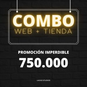 Combo Página Web + Tienda Virtual