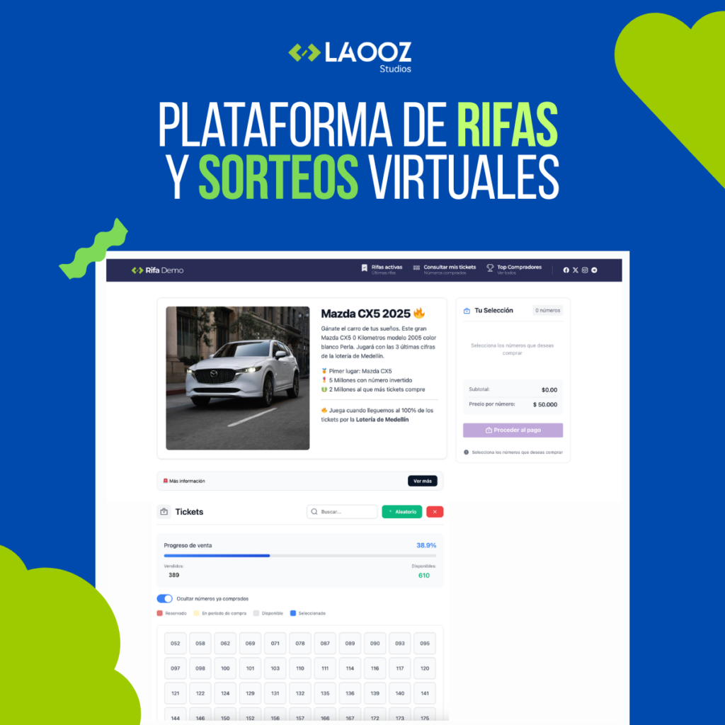 Rifas virtuales en México: Conoce las mejores plataformas